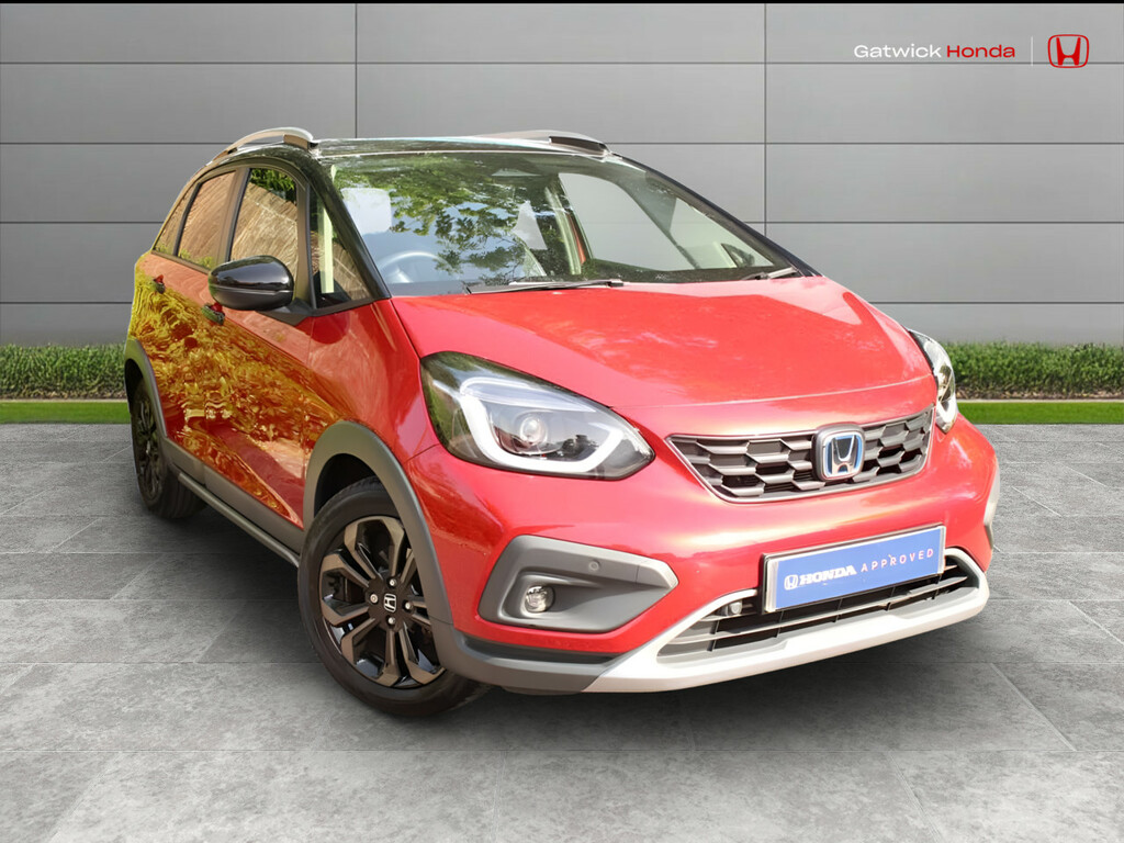 Honda Jazz 1.5 I-mmd Hybrid Crosstar Advance Ecvt Red