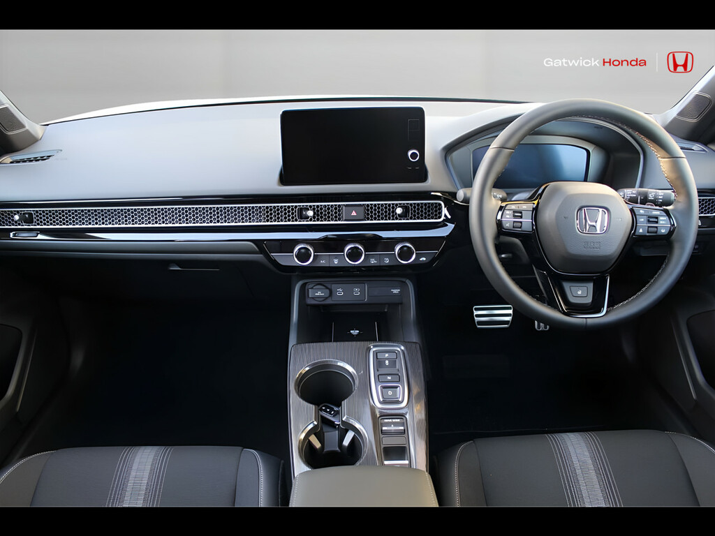 Honda Civic 2.0 Ehev Sport Cvt GU75VZC White #4