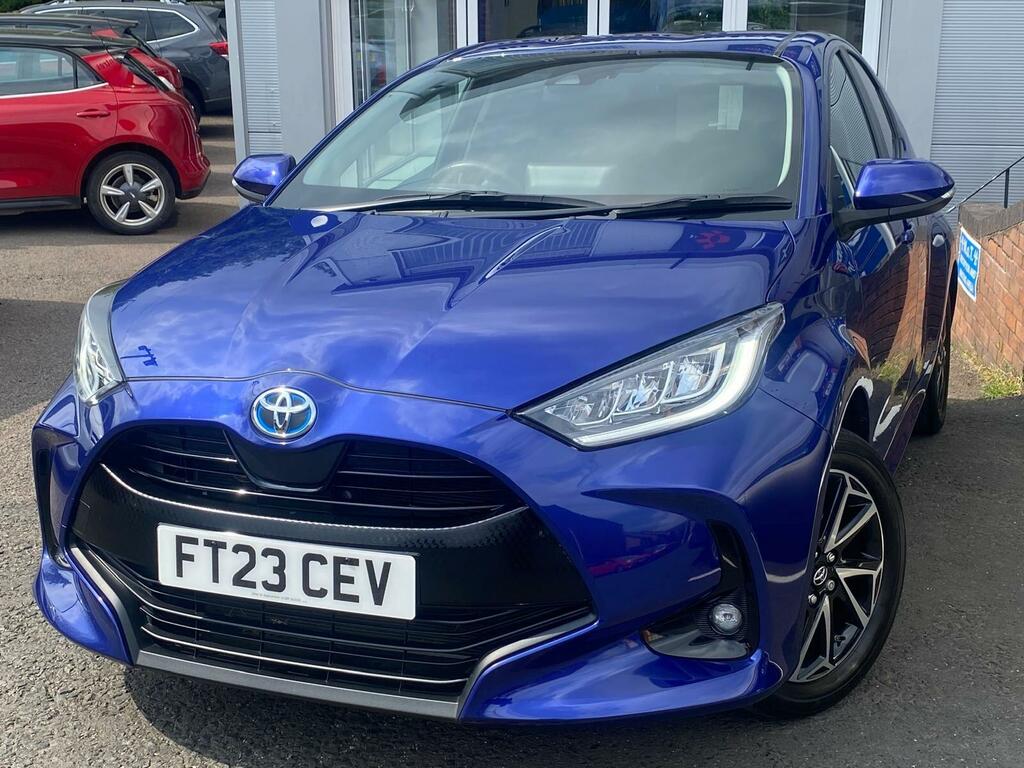 Toyota Yaris 1.5 Vvt-h Design E-cvt Euro 6 Ss FT23CEV Blue #6