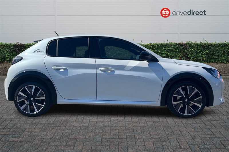Peugeot 208 1.2 Puretech Gt Line Hatchback E KN70OUP White #2