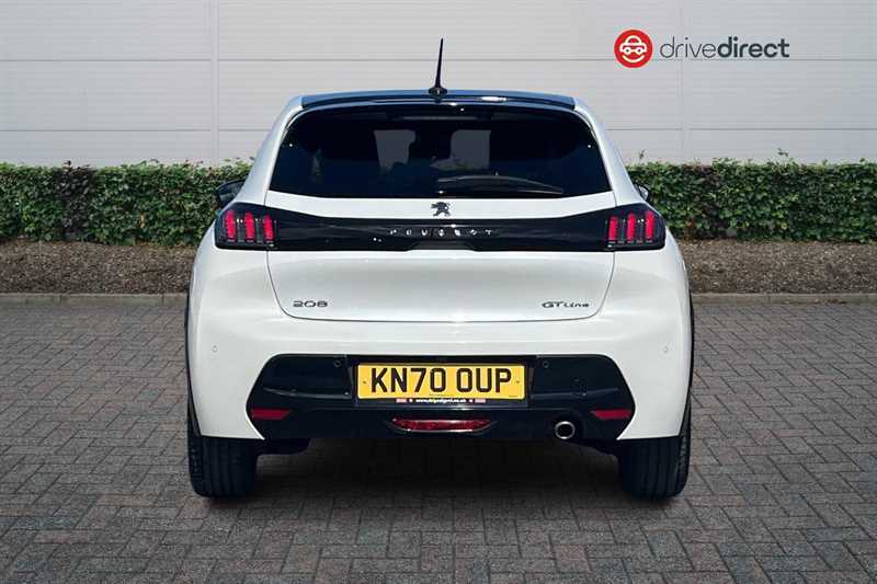 Peugeot 208 1.2 Puretech Gt Line Hatchback E KN70OUP White #4