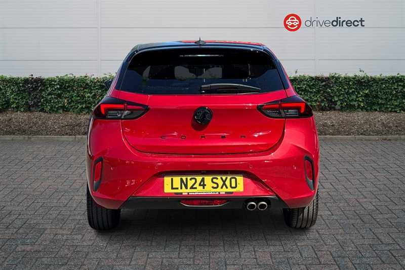 Vauxhall Corsa 1.2 Turbo Gs Hatchback Euro 6 Ss LN24SXO Red #4