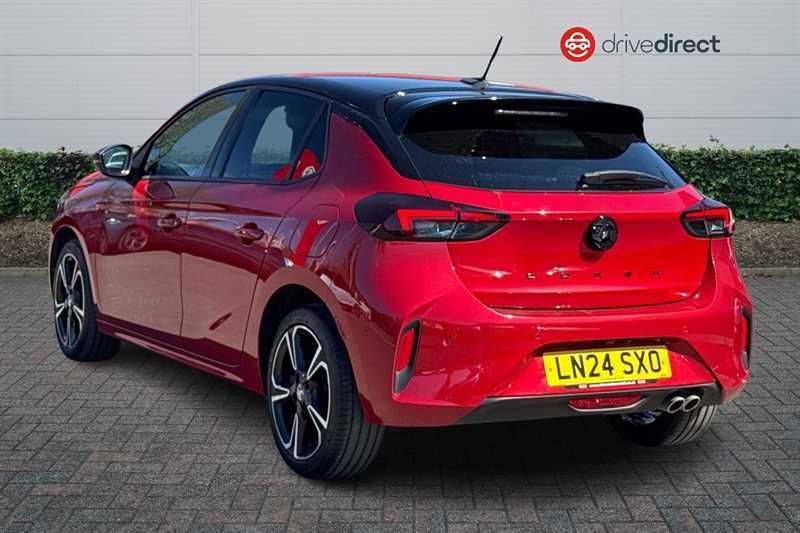Vauxhall Corsa 1.2 Turbo Gs Hatchback Euro 6 Ss LN24SXO Red #5