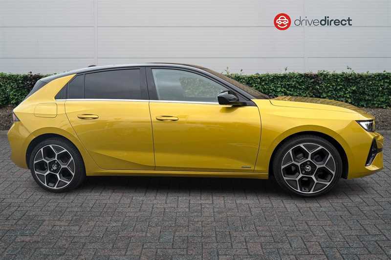 Vauxhall Astra 1.2 Turbo Ultimate Hatchback Euro KM23HTE Yellow #2
