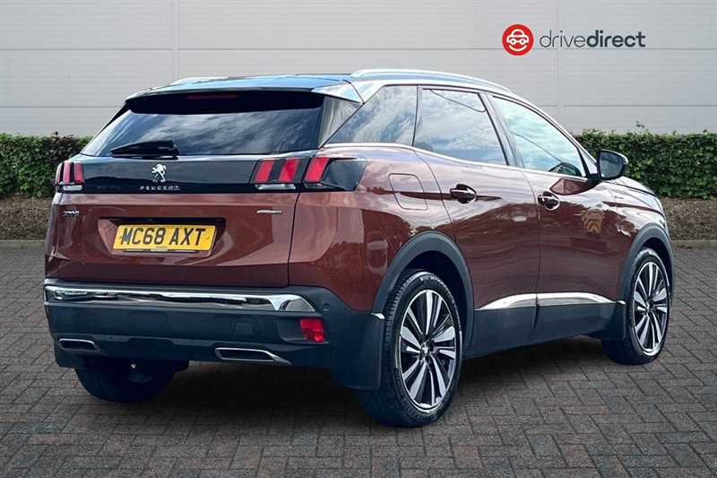 Peugeot 3008 1.6 Puretech Gt Line Premium Suv Eat Eu MC68AXT Brown #3