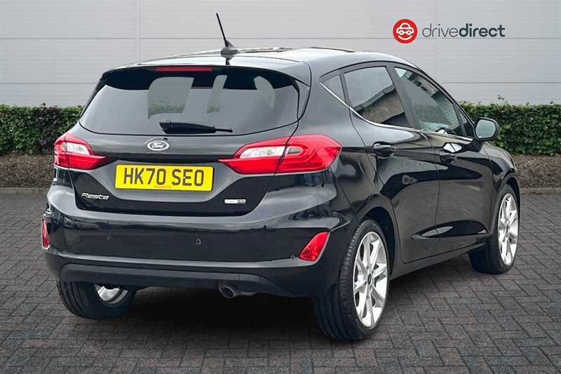 Ford Fiesta 1.0T Ecoboost Mhev Titanium X Hatchback HK70SEO Black #3