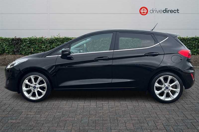 Ford Fiesta 1.0T Ecoboost Mhev Titanium X Hatchback HK70SEO Black #6
