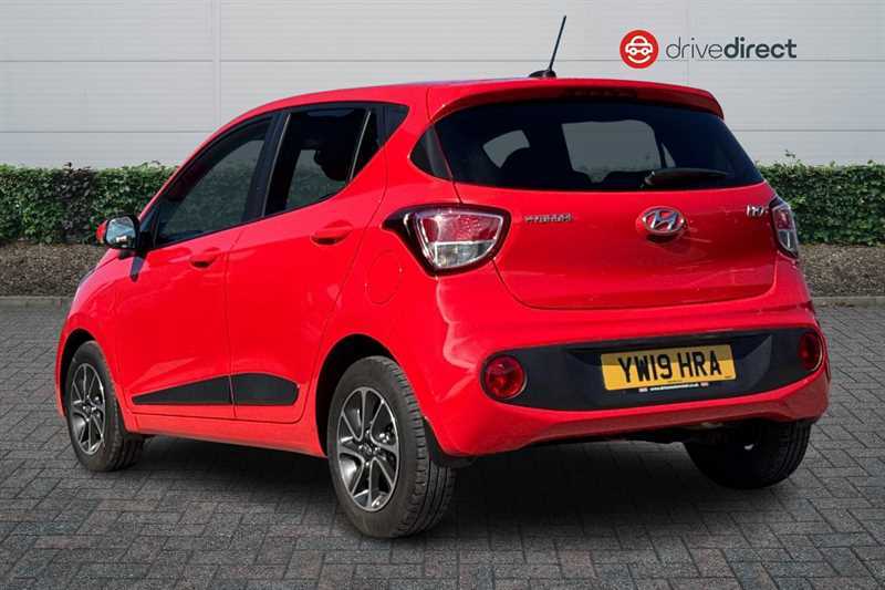 Hyundai I10 1.0 Premium Hatchback Euro 6 67 YW19HRA Red #5