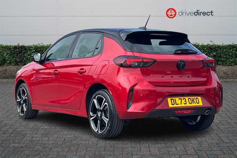 Vauxhall Corsa 1.2 Turbo Gs Hatchback Euro 6 S DL73OKO Red #5