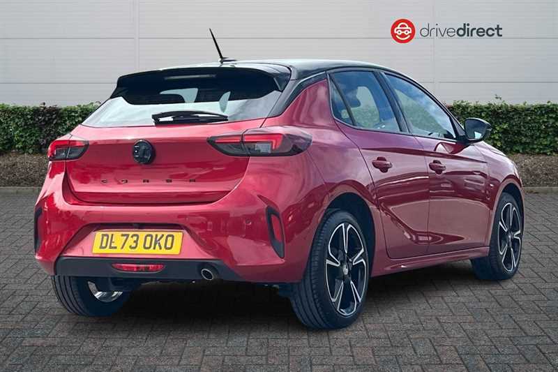 Vauxhall Corsa 1.2 Turbo Gs Hatchback Euro 6 S DL73OKO Red #3