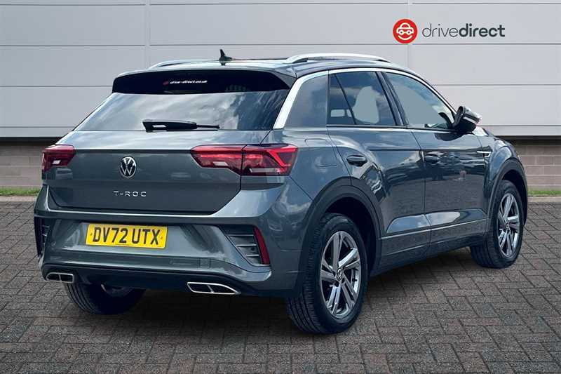 Volkswagen T-Roc 1.5 Tsi R-line Suv Dsg Euro 6 Ss 15 DV72UTX Grey #3
