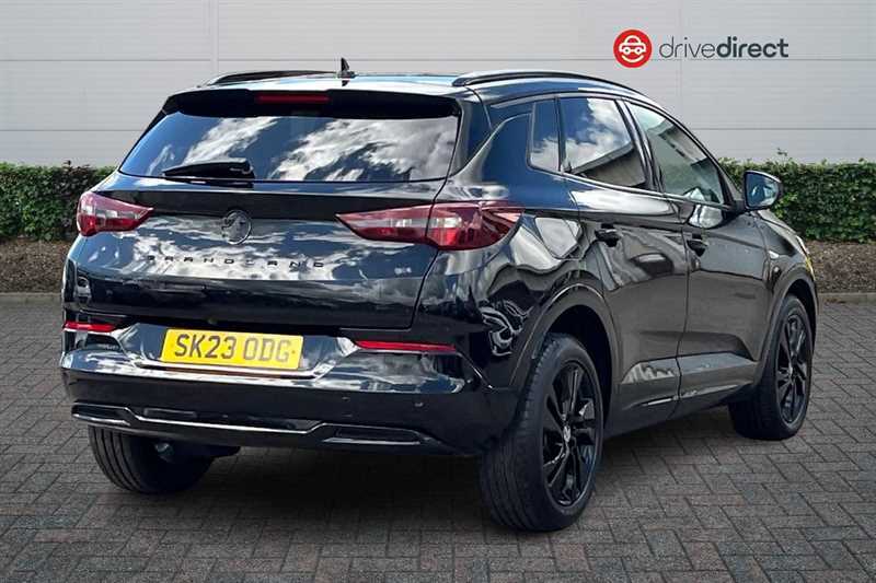 Vauxhall Grandland 1.2 Turbo Gs Suv Euro 6 Ss 1 SK23ODG Black #3