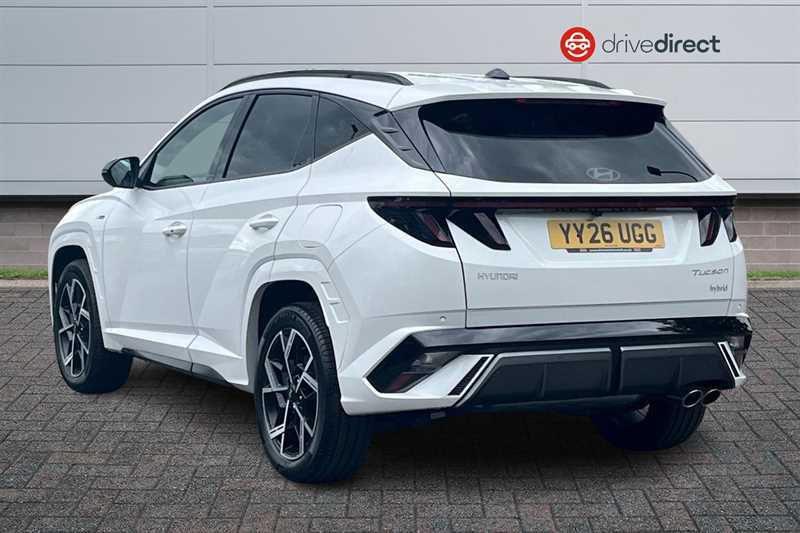 Hyundai Tucson 1.6 T-gdi N Line Suv Hybrid Euro 6 YY26UGG White #5