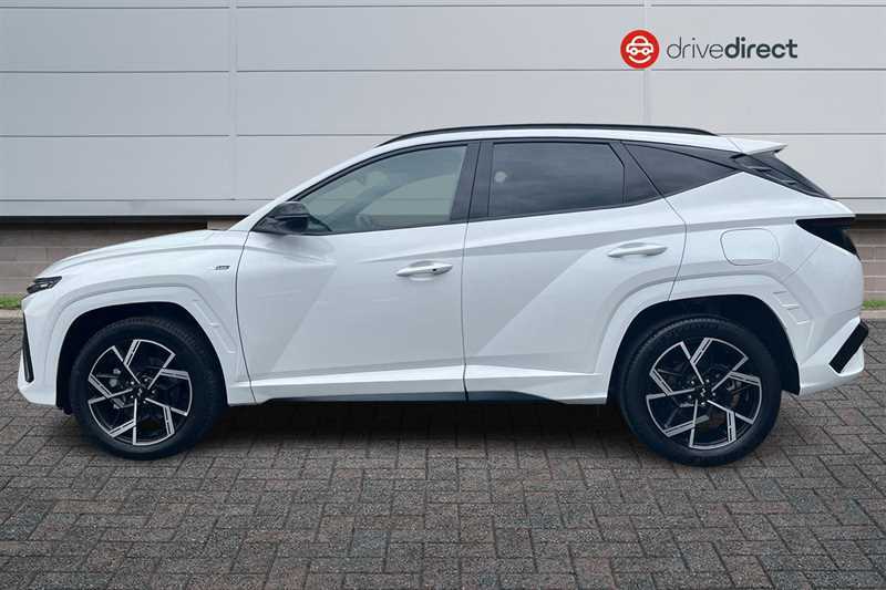 Hyundai Tucson 1.6 T-gdi N Line Suv Hybrid Euro 6 YY26UGG White #6