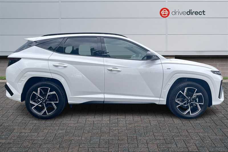 Hyundai Tucson 1.6 T-gdi N Line Suv Hybrid Euro 6 YY26UGG White #2