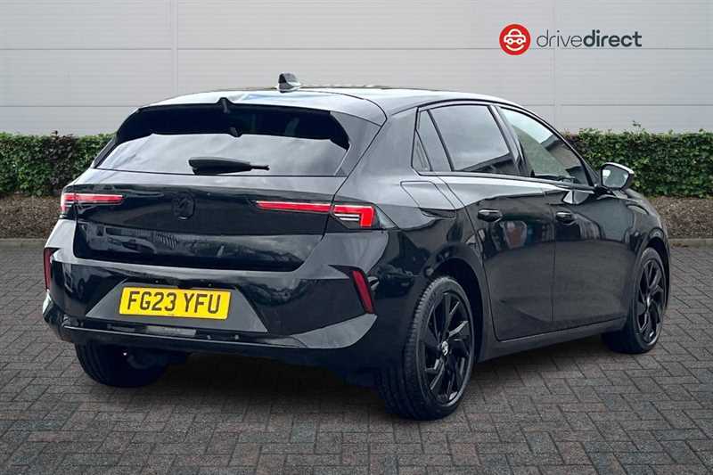 Vauxhall Astra 1.2 Turbo Gs Hatchback Euro 6 S FG23YFU Black #3