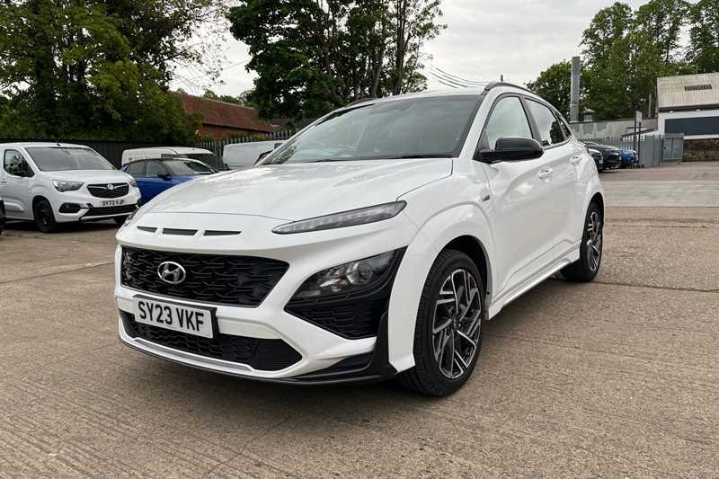 Hyundai Kona 1.0 T-gdi Mhev N Line Suv Hybrid SY23VKF White #2