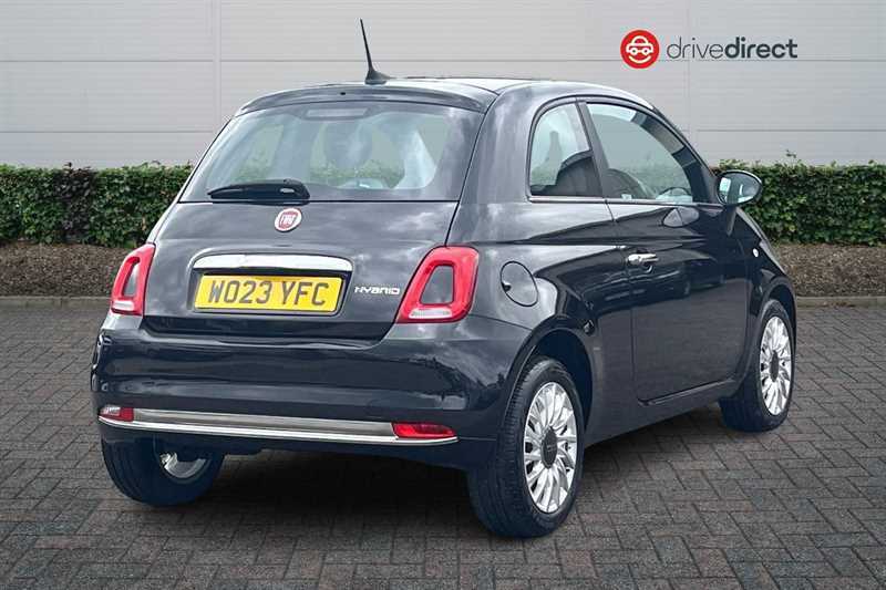 Fiat 500 1.0 Mhev Hatchback Euro 6 Ss WO23YFC Black #3