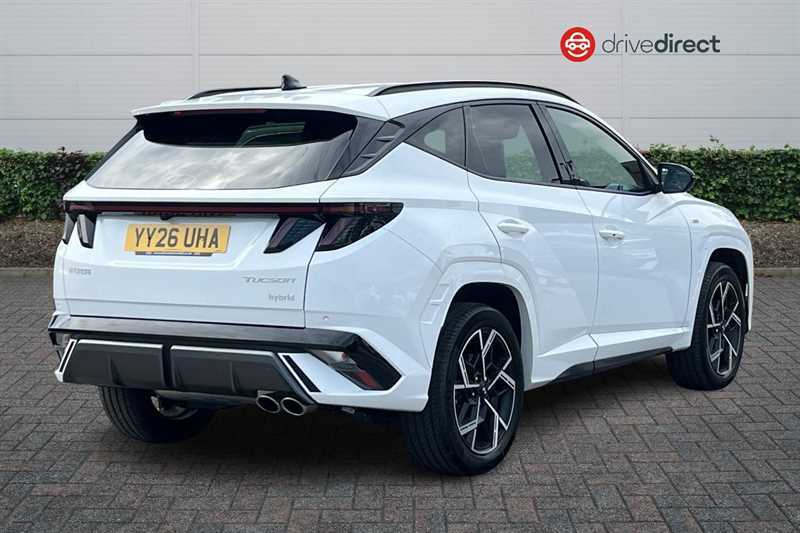 Hyundai Tucson 1.6T N Line Suv Hybrid Euro 6 Ss YY26UHA White #3
