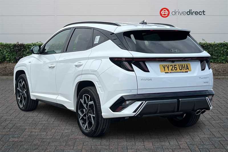 Hyundai Tucson 1.6T N Line Suv Hybrid Euro 6 Ss YY26UHA White #5