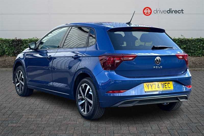 Volkswagen Polo 1.0 Tsi Match Hatchback Euro 6 YY74WEC Blue #5