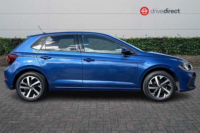 Volkswagen Polo 1.0 Tsi Match Hatchback Euro 6 YY74WEC Blue #2