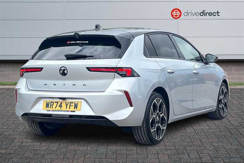 Vauxhall Astra 1.2 Turbo Ultimate Hatchback Euro WR74YFW Silver #3