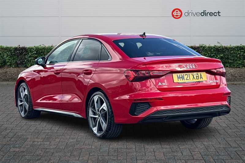 Audi A3 1.5 Tfsi 35 Edition 1 Saloon S Tronic E MW21XBA Red #5