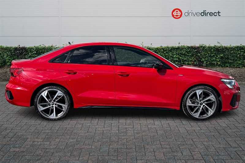 Audi A3 1.5 Tfsi 35 Edition 1 Saloon S Tronic E MW21XBA Red #2