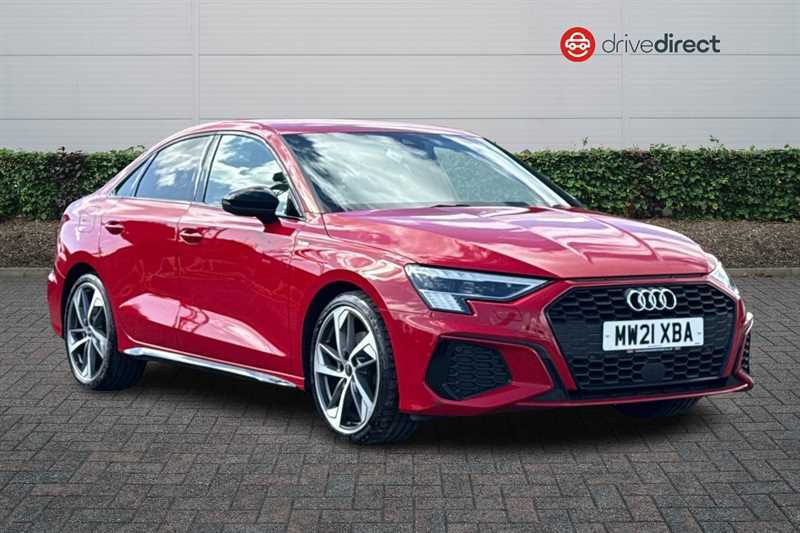 Audi A3 1.5 Tfsi 35 Edition 1 Saloon S Tronic E Red