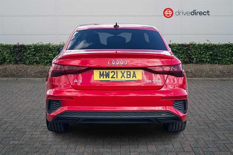 Audi A3 1.5 Tfsi 35 Edition 1 Saloon S Tronic E MW21XBA Red #4
