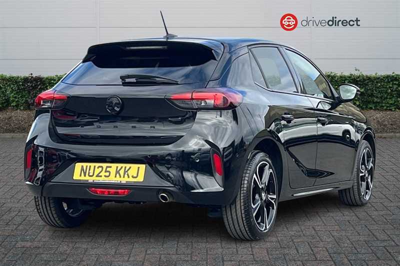 Vauxhall Corsa 1.2 Turbo Gs Hatchback Euro 6 S NU25KKJ Black #3