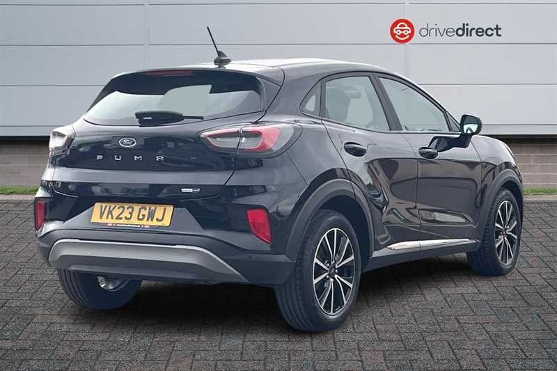 Ford Puma 1.0T Ecoboost Mhev Titanium Suv Hybrid VK23GWJ Black #3