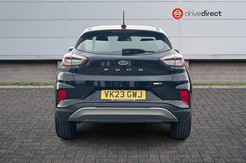 Ford Puma 1.0T Ecoboost Mhev Titanium Suv Hybrid VK23GWJ Black #4
