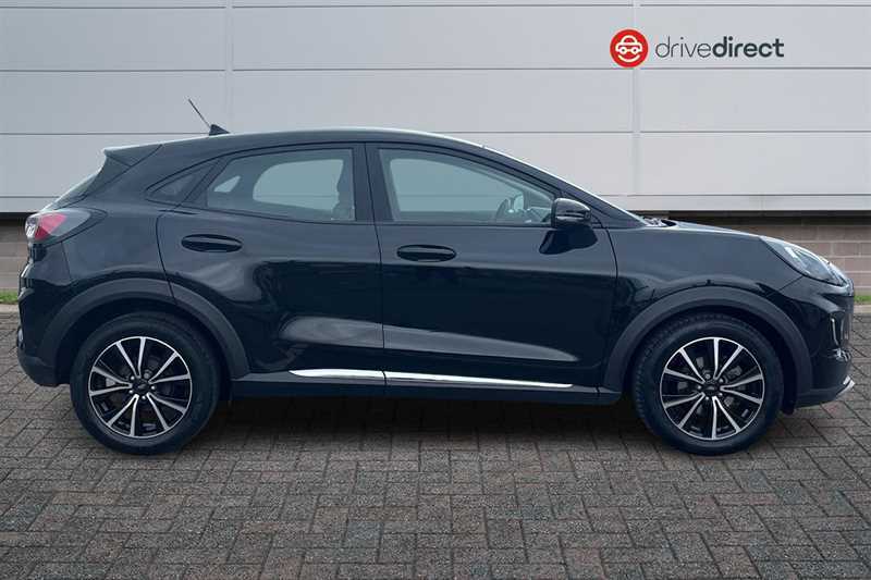 Ford Puma 1.0T Ecoboost Mhev Titanium Suv Hybrid VK23GWJ Black #2