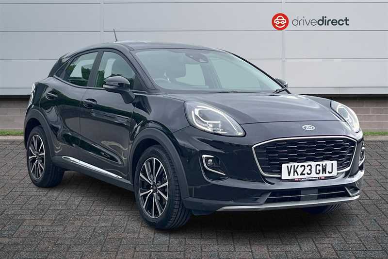 Ford Puma 1.0T Ecoboost Mhev Titanium Suv Hybrid Black