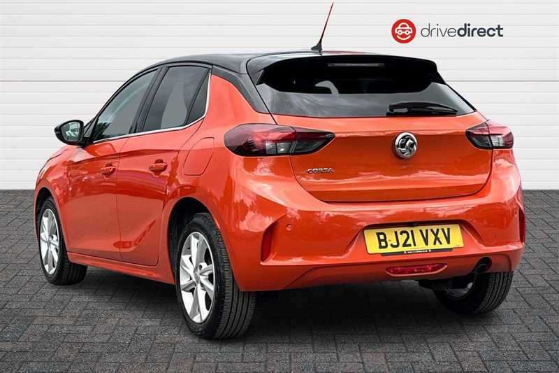 Vauxhall Corsa 1.2 Turbo Elite Hatchback Euro 6 BJ21VXV Orange #5