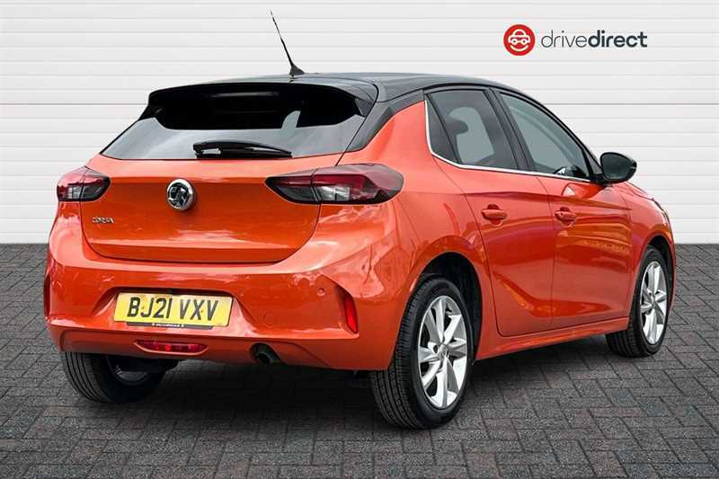 Vauxhall Corsa 1.2 Turbo Elite Hatchback Euro 6 BJ21VXV Orange #3