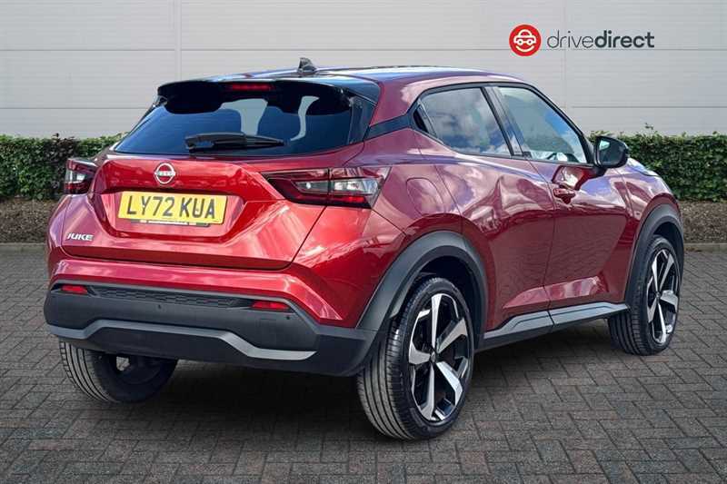Nissan Juke 1.0 Dig-t Tekna Suv Dct Euro 6 S LY72KUA Red #3