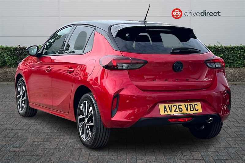 Vauxhall Corsa 1.2 Turbo Yes Hatchback Euro 6 AV26VDC Red #5