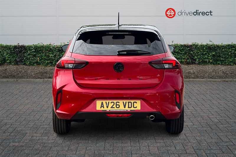 Vauxhall Corsa 1.2 Turbo Yes Hatchback Euro 6 AV26VDC Red #4