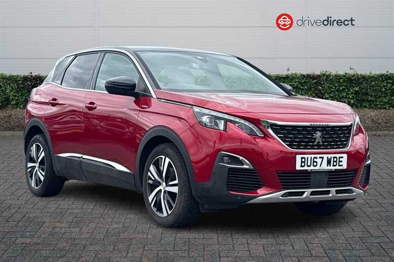 Peugeot 3008 1.6 Bluehdi Gt Line Suv Eat Euro 6 Ss Red