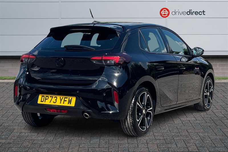 Vauxhall Corsa 1.2 Turbo Gs Hatchback Euro 6 S DP73YFW Black #3