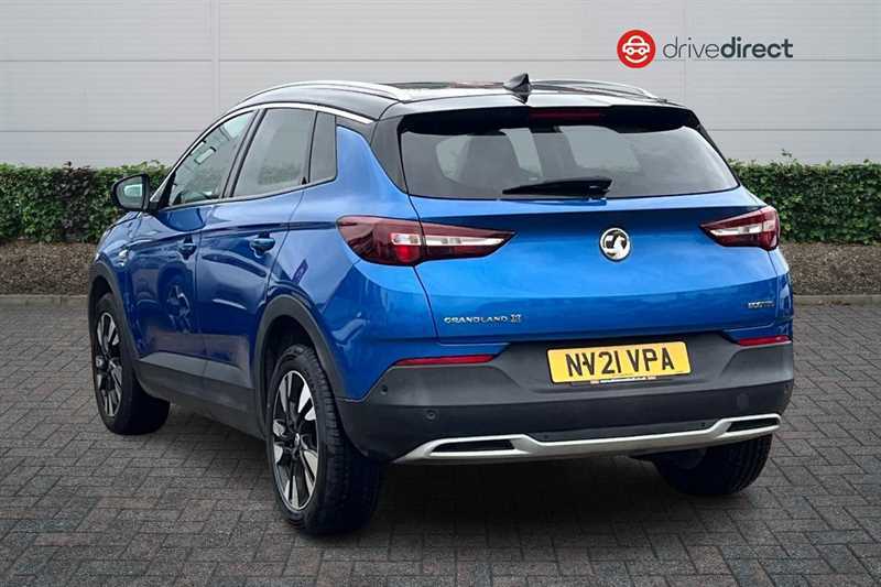 Vauxhall Grandland X 1.2 Turbo Griffin Edition Suv Eu NV21VPA Blue #5