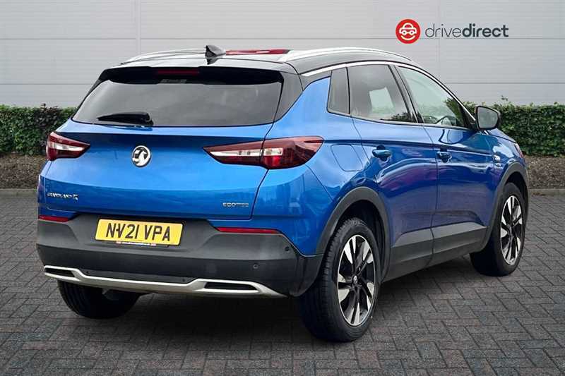 Vauxhall Grandland X 1.2 Turbo Griffin Edition Suv Eu NV21VPA Blue #3