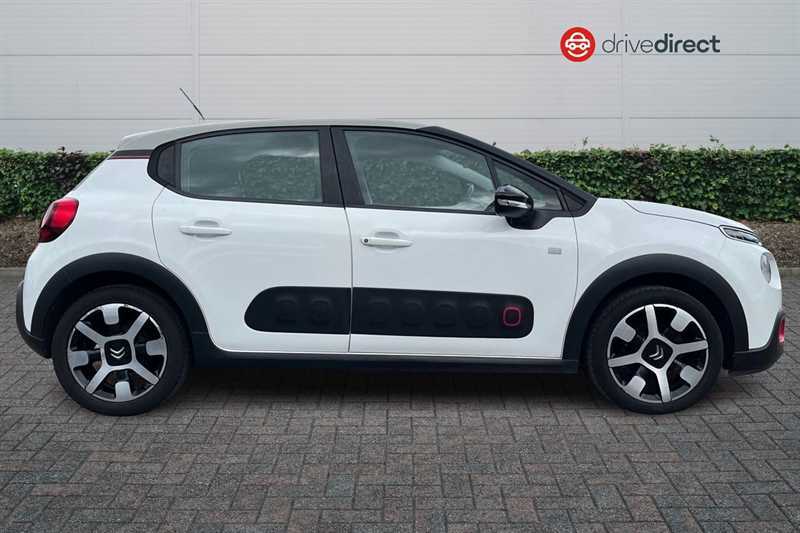 Citroen C3 1.2 Puretech Elle Hatchback Euro YP68FHT White #2