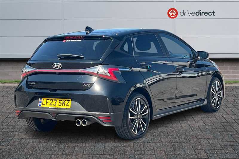 Hyundai I20 1.0 T-gdi Mhev N Line Hatchback Hybrid LF23SKZ Black #3