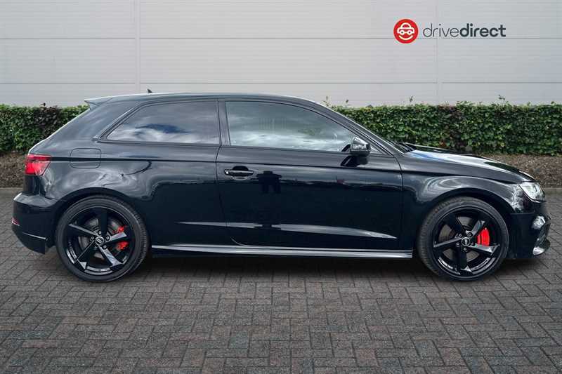 Audi S3 2.0 Tfsi Black Edition Hatchback S Tron SR17LCG Black #2