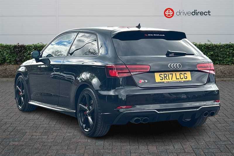 Audi S3 2.0 Tfsi Black Edition Hatchback S Tron SR17LCG Black #5