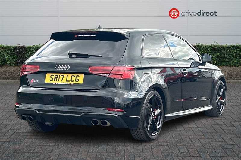 Audi S3 2.0 Tfsi Black Edition Hatchback S Tron SR17LCG Black #3